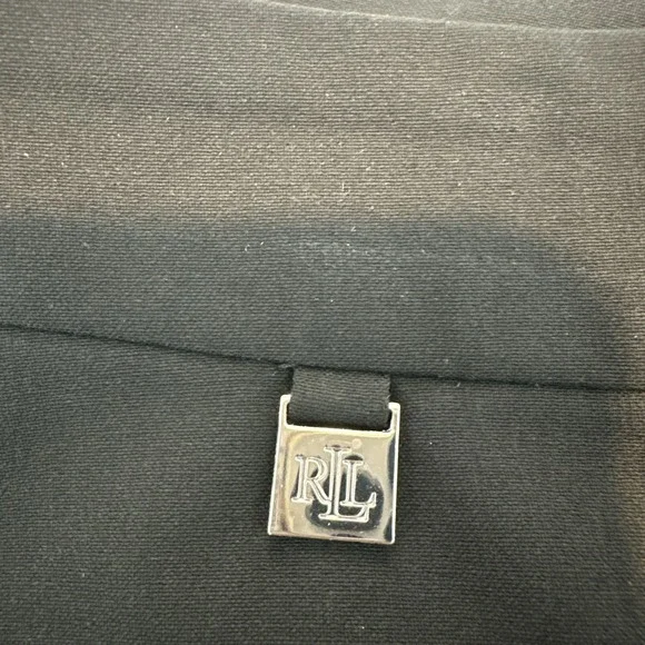 Ralph Lauren Women's Black Label Dress Pant Flat Front Pockets Solid Sz 10 - Picture 2 of 9